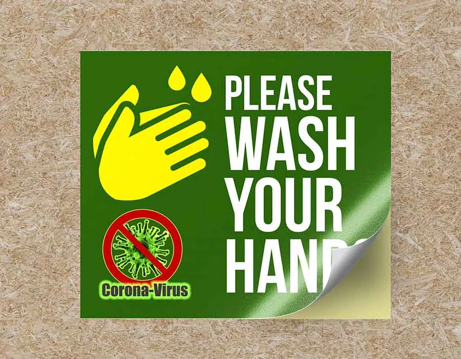 PVC Stickers White Dubai