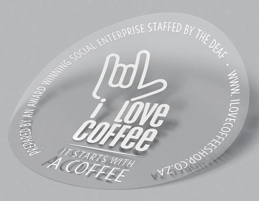 White Ink Stickers Dubai